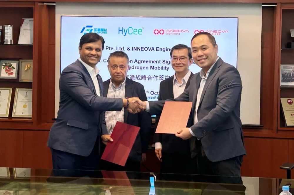 PA视讯与新加坡INNEOVA签约新加坡氢能汽车产业链协议